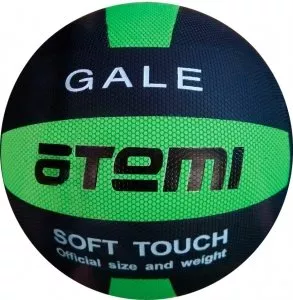 Мяч волейбольный Atemi Gale black/green фото