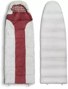 Спальный мешок Atemi Quilt 250RN (правая молния, серый/красный) фото
