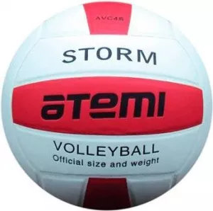 Мяч волейбольный Atemi Storm white/red фото