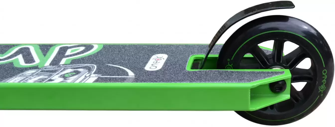 Самокат трюковый Ateox New Mini Jump JUMP-BG (черный/зеленый) фото
