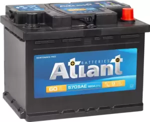 Аккумулятор Atlant Blue R+ (60Ah) фото