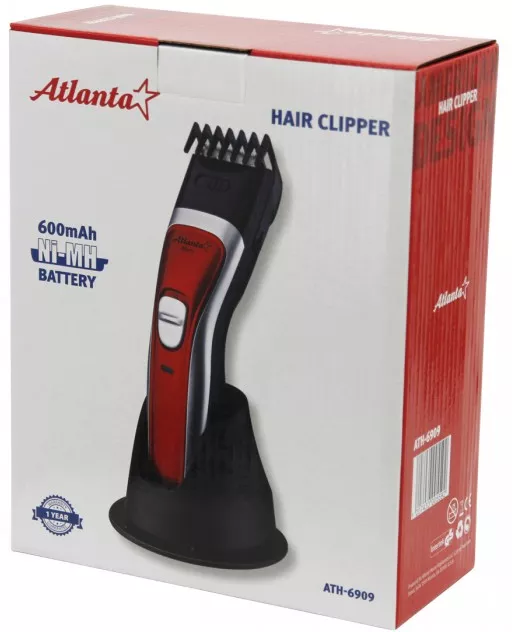 Машинка для стрижки волос Atlanta ATH-6909 (красный) фото 5