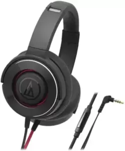 Наушники Audio-Technica ATH-WS550iS (черный/красный) фото