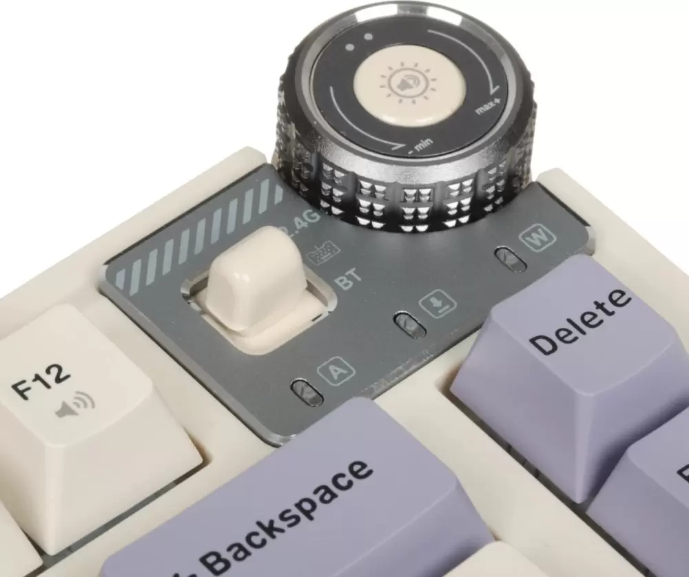 Клавиатура AULA AU75 (бежевый/фиолетовый/красный, Leobog Star Vector) фото