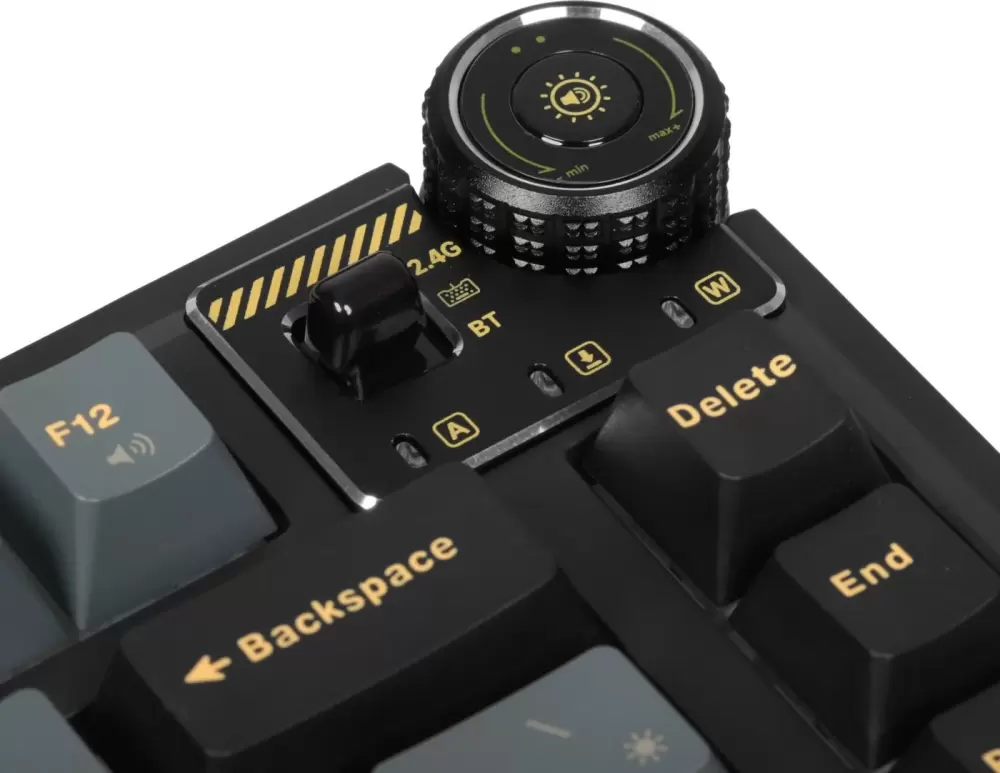 Клавиатура AULA AU75 (черный/темно-синий/оранжевый, Leobog Star Vector) фото