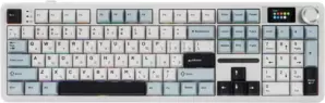 Клавиатура AULA F108 Pro (белый/голубой/черный, Leobog Reaper) фото