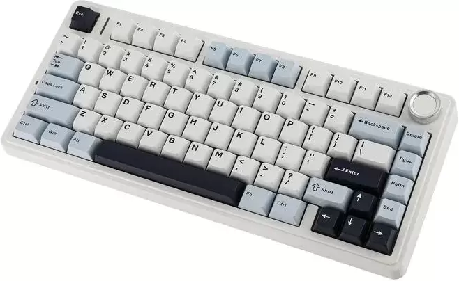 Клавиатура AULA F75 (белый/голубой/черный, Leobog Reaper) фото