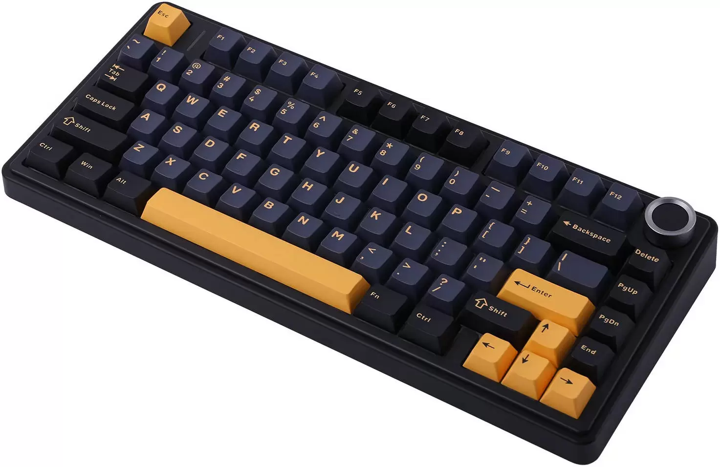 Клавиатура AULA F75 (черный/темно-синий/оранжевый, Leobog Reaper) фото