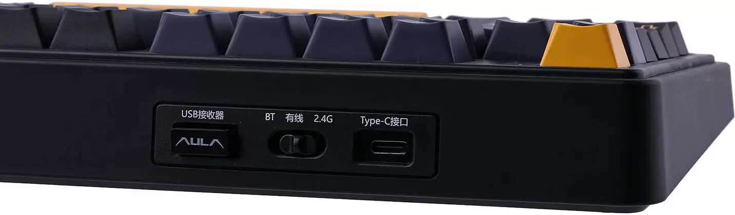 Клавиатура AULA F75 (черный/темно-синий/оранжевый, Leobog Reaper) фото