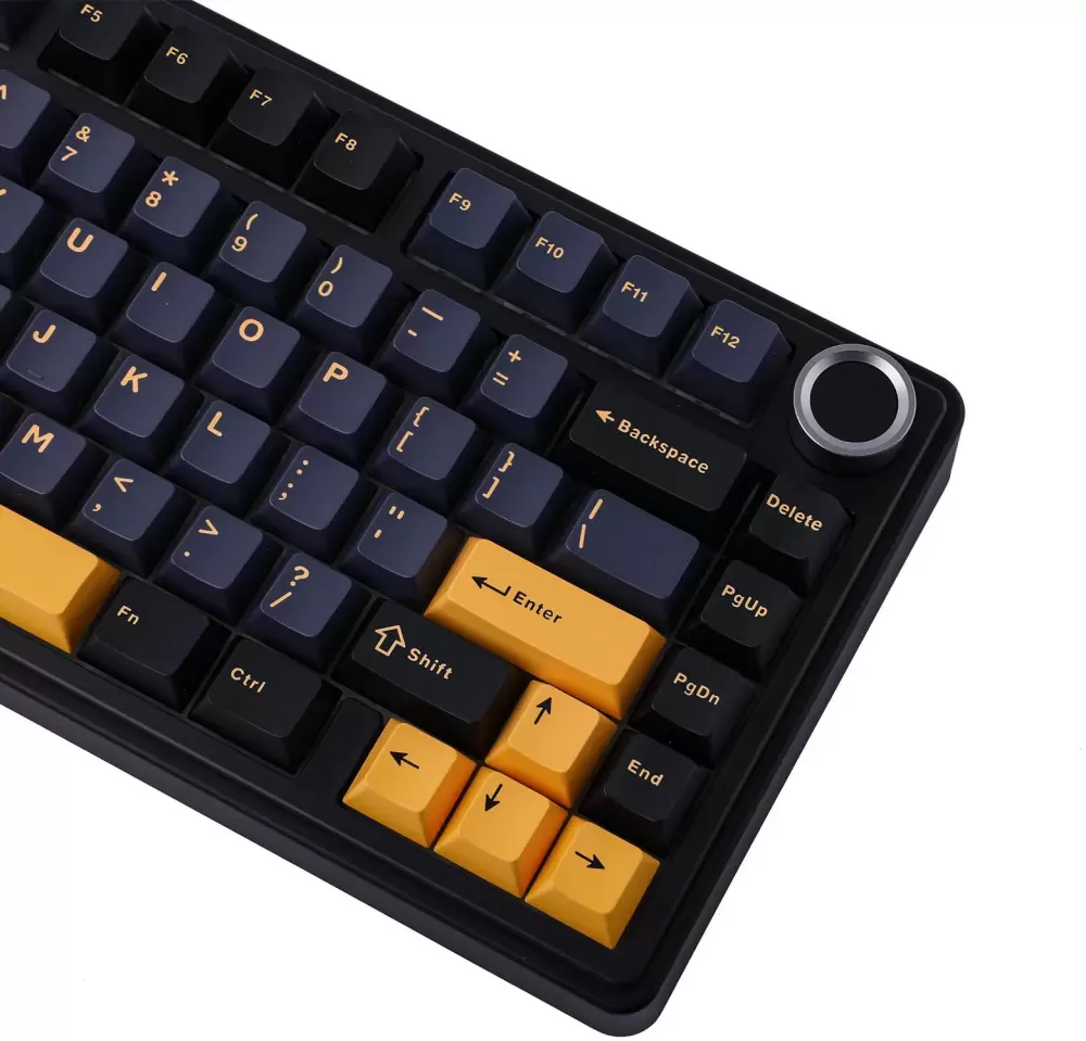 Клавиатура AULA F75 (черный/темно-синий/оранжевый, Leobog Reaper) фото