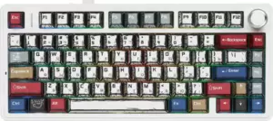 Клавиатура AULA F75 (Comic Keycap, Leobog Graywood V3) фото
