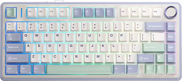 Aula F75 (фиолетовый/бежевый/зеленый)