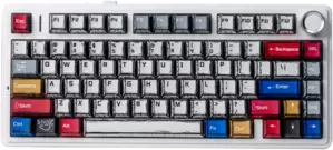Клавиатура AULA F75 Comic Keycap Light Green Switches фото