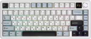 Aula F75 Max (белый/синий/черный, Leobog Reaper)