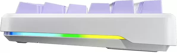 Клавиатура AULA F87 (белый/сиреневый) фото