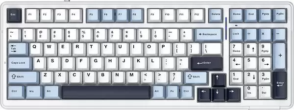 Aula F99 (белый/синий/черный)