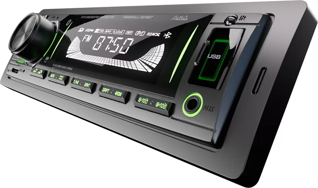 Автомагнитола Aura Fireball-204BT фото