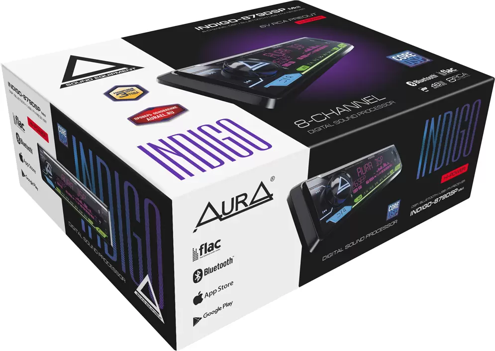 Автомагнитола Aura Indigo-879DSP MkII Hi-Power фото 4
