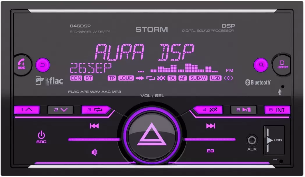 Автомагнитола Aura Storm-846DSP фото