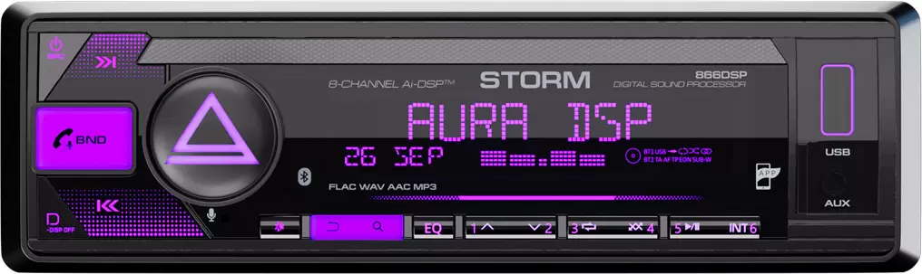 Автомагнитола Aura Storm-866DSP фото