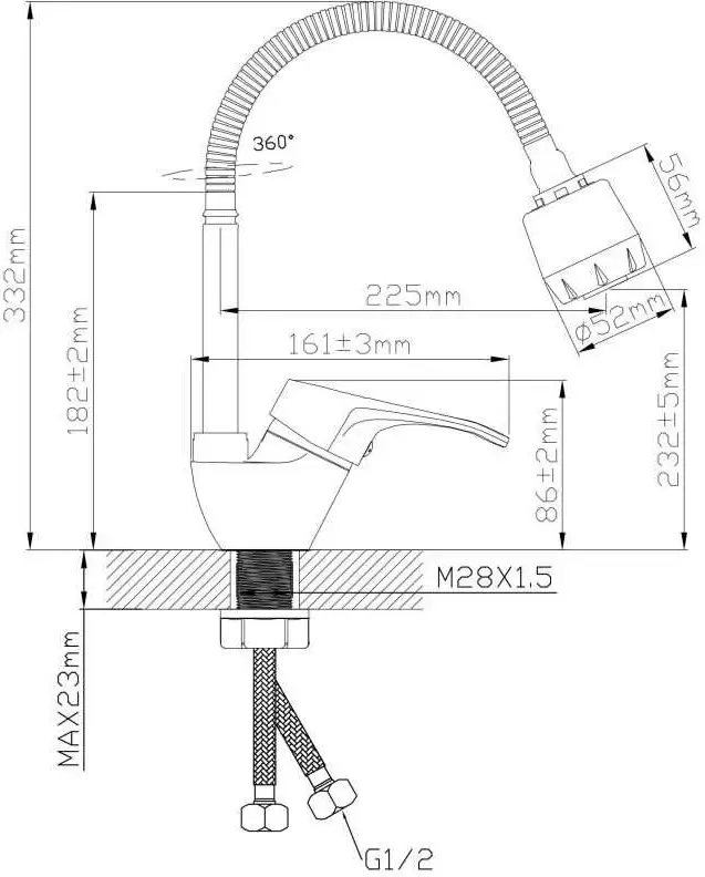 Смеситель AV Engineering AVBAS4-A294-458 фото