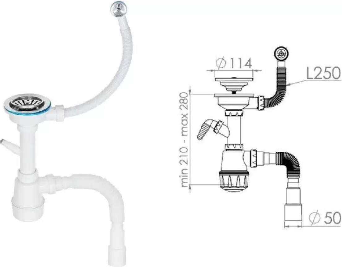 Кухонная мойка AV Engineering Best AV650500BSNA Песочный фото 5