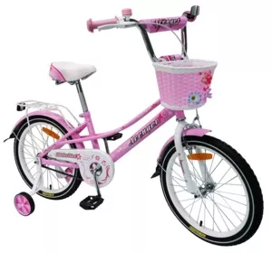 Детский велосипед Avenger Little Star 12&#34; (розовый/белый) фото