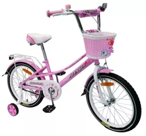 Детский велосипед Avenger Little Star 18&#34; (розовый/белый) фото