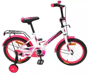 Детский велосипед Avenger New Star 14&#34; (белый/розовый) фото