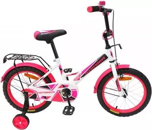 Детский велосипед Avenger New Star 18&#34; (белый/розовый) фото