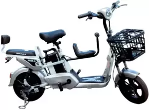 Электровелосипед AVM E-Alfa MINI (серый) фото