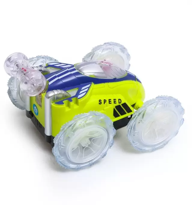 Автомодель Автоград Перевертыш Трюк 7706964 (зеленый) фото