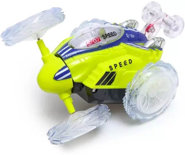 Автомодель Автоград Перевертыш Трюк 7706964 (зеленый) фото