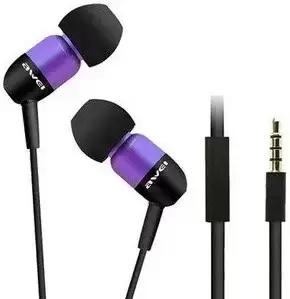 Awei Capsule Q8i (черный/фиолетовый)