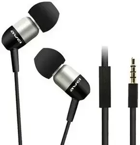 Наушники Awei Capsule Q8i (черный/серебристый) icon