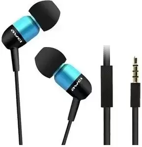 Наушники Awei Capsule Q8i (черный/синий) icon