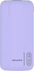 Портативное зарядное устройство Awei P20K 10000mAh (сиреневый) фото