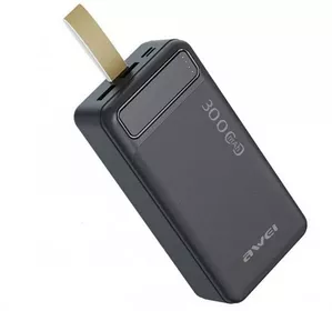 Портативное зарядное устройство Awei P7K 30000mAh (черный) фото