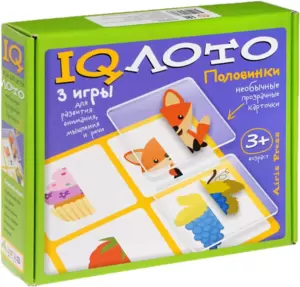 Настольная игра Айрис-Пресс IQ Лото. Половинки фото