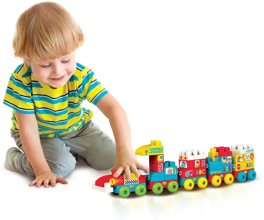 Конструктор Азбукварик Talky Blocks 4630027291738 Пожарная машина фото