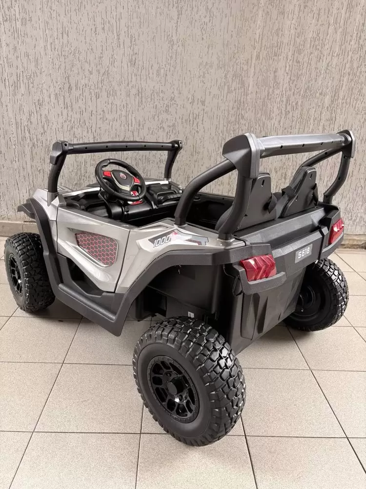 Детский электромобиль Baby Driver Buggy F444 (серый) фото