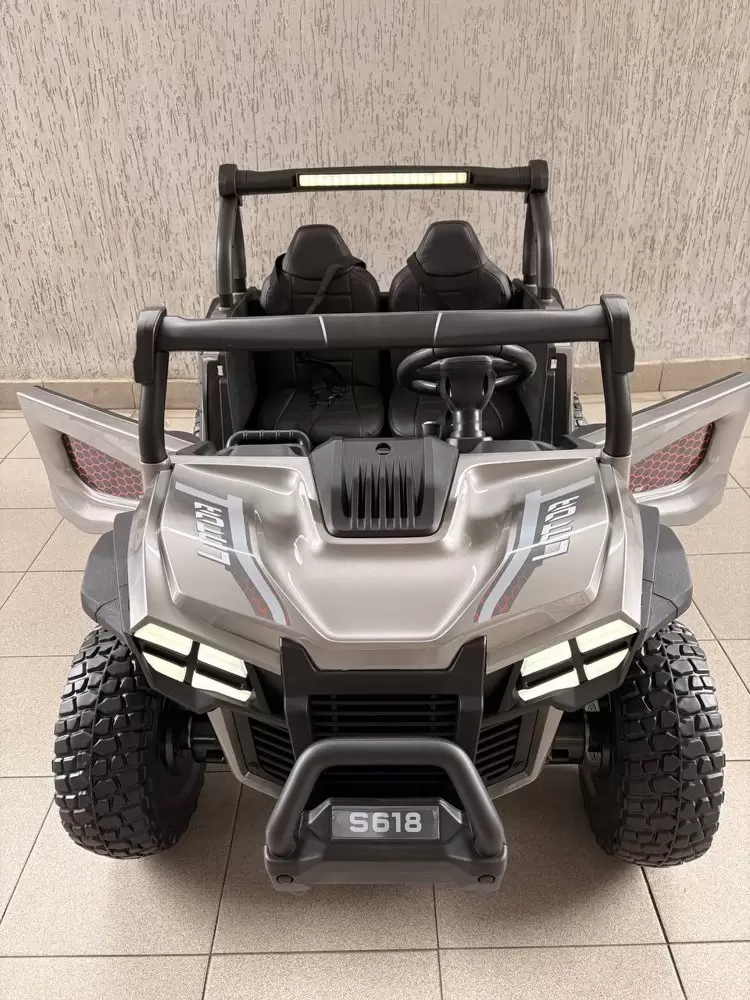 Детский электромобиль Baby Driver Buggy F444 (серый) фото