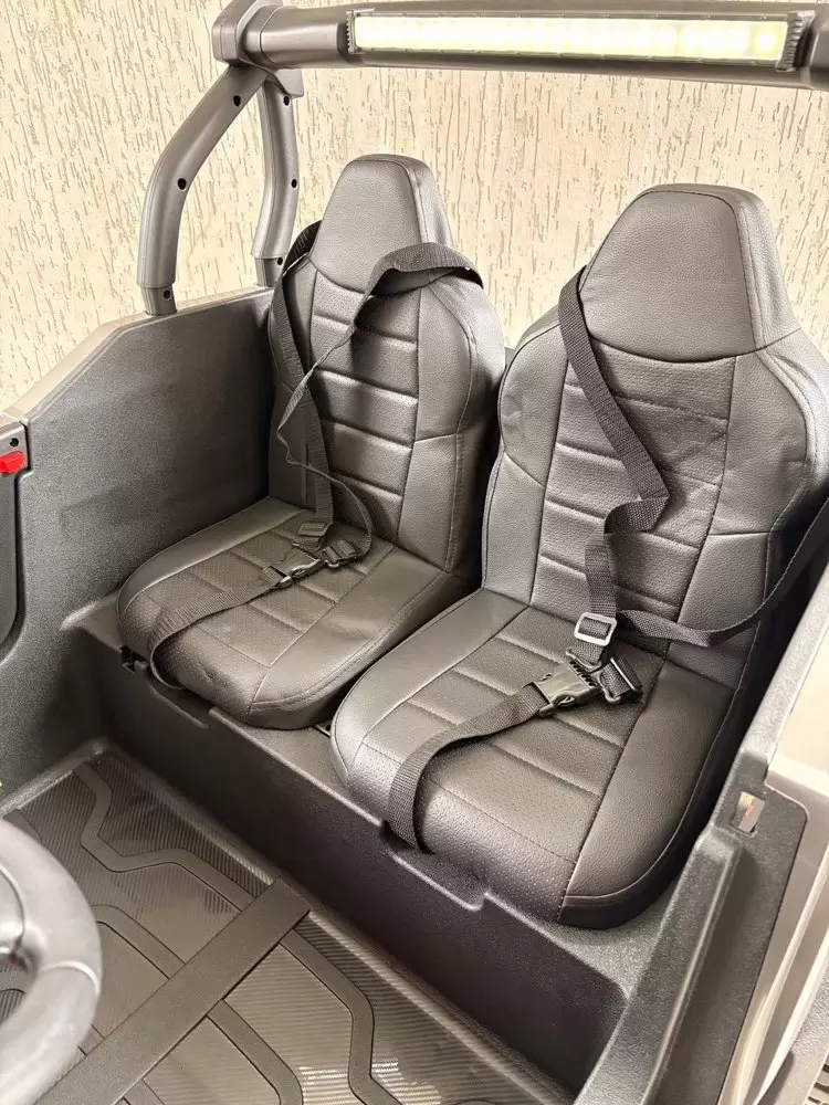 Детский электромобиль Baby Driver Buggy F444 (серый) фото