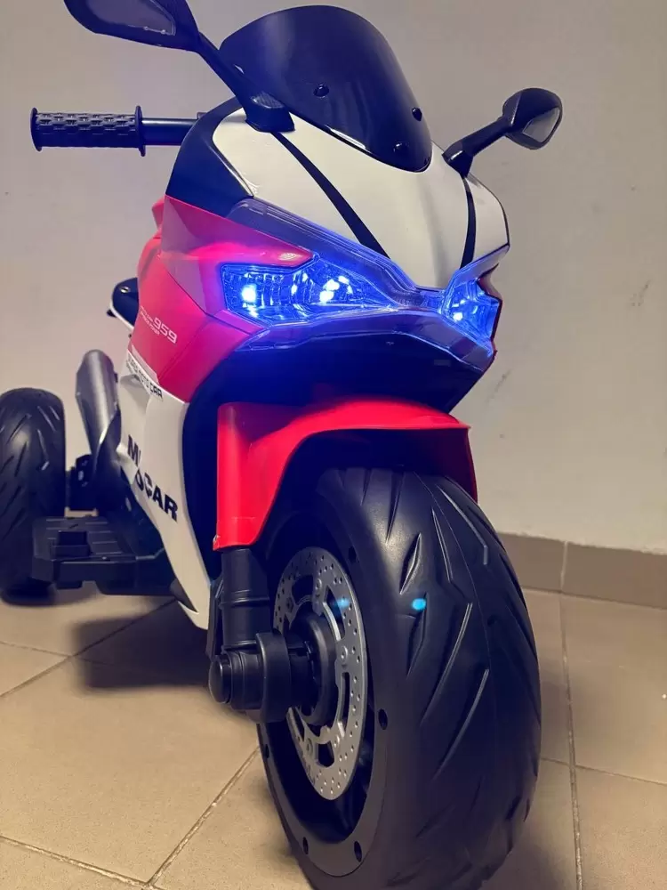 Детский электромотоцикл Baby Driver Ducati E003EE (красный) фото