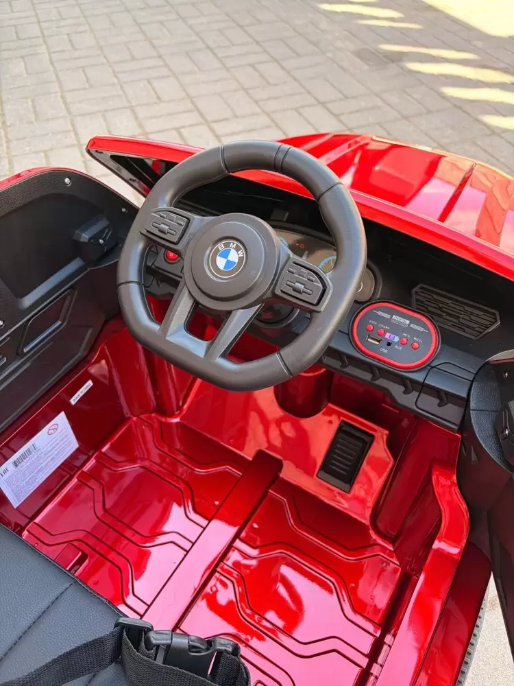 Детский электромобиль Baby Driver E007BB BMW (красный глянец) фото 4