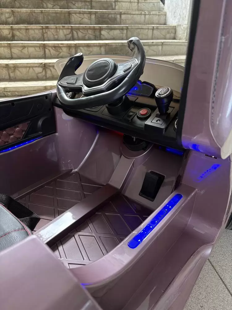 Детский электромобиль Baby Driver Ferrari S333 (лиловый глянец) фото