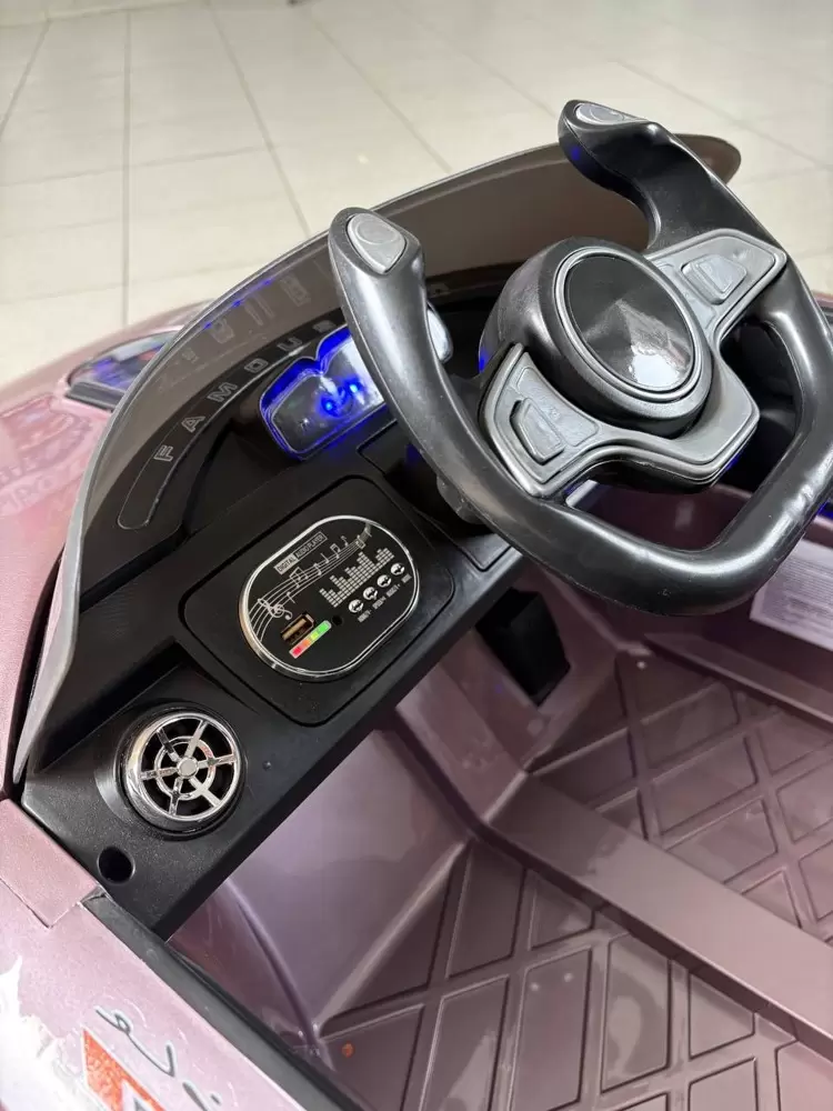 Детский электромобиль Baby Driver Ferrari S333 (лиловый глянец) фото