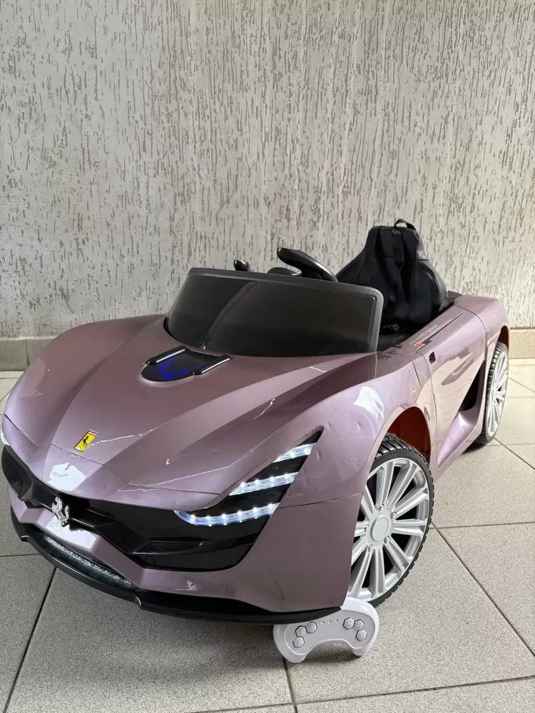 Детский электромобиль Baby Driver Ferrari S333 (лиловый глянец) фото