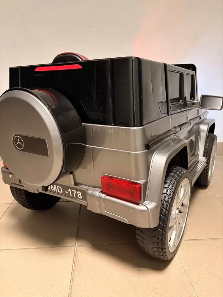 Детский электромобиль Baby Driver Mercedes-Benz G-Класс 2233 (серый глянец) фото