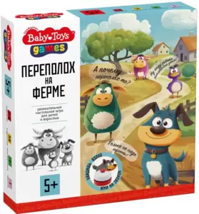 Настольная игра Baby Toys Переполох на ферме 05738 фото